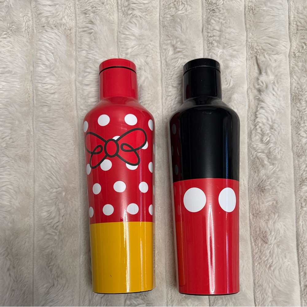 Walt Disney World Mickey & Minnie Corkcicle Water Canteens